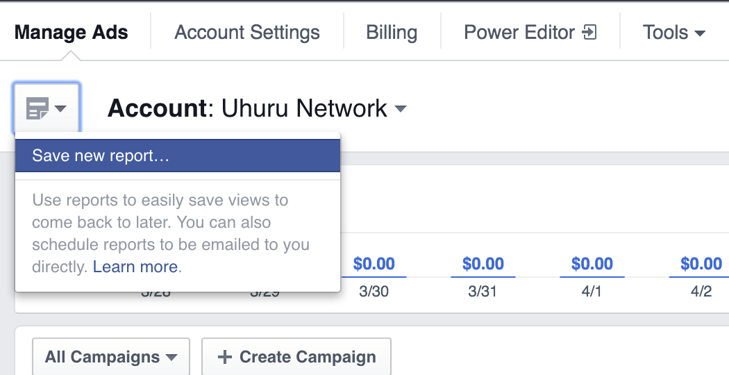 Scheduling Your Facebook Ads Reports