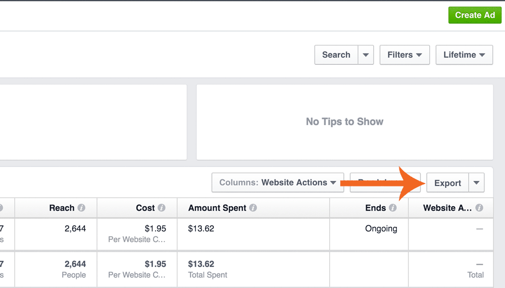 How To Create a Custom Facebook Ads Report