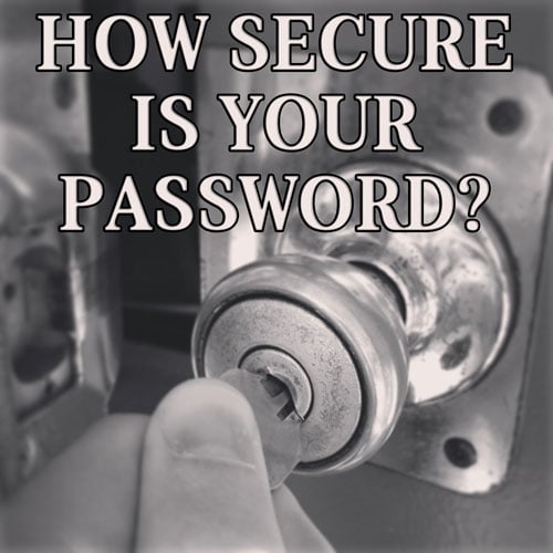 How secure is my password